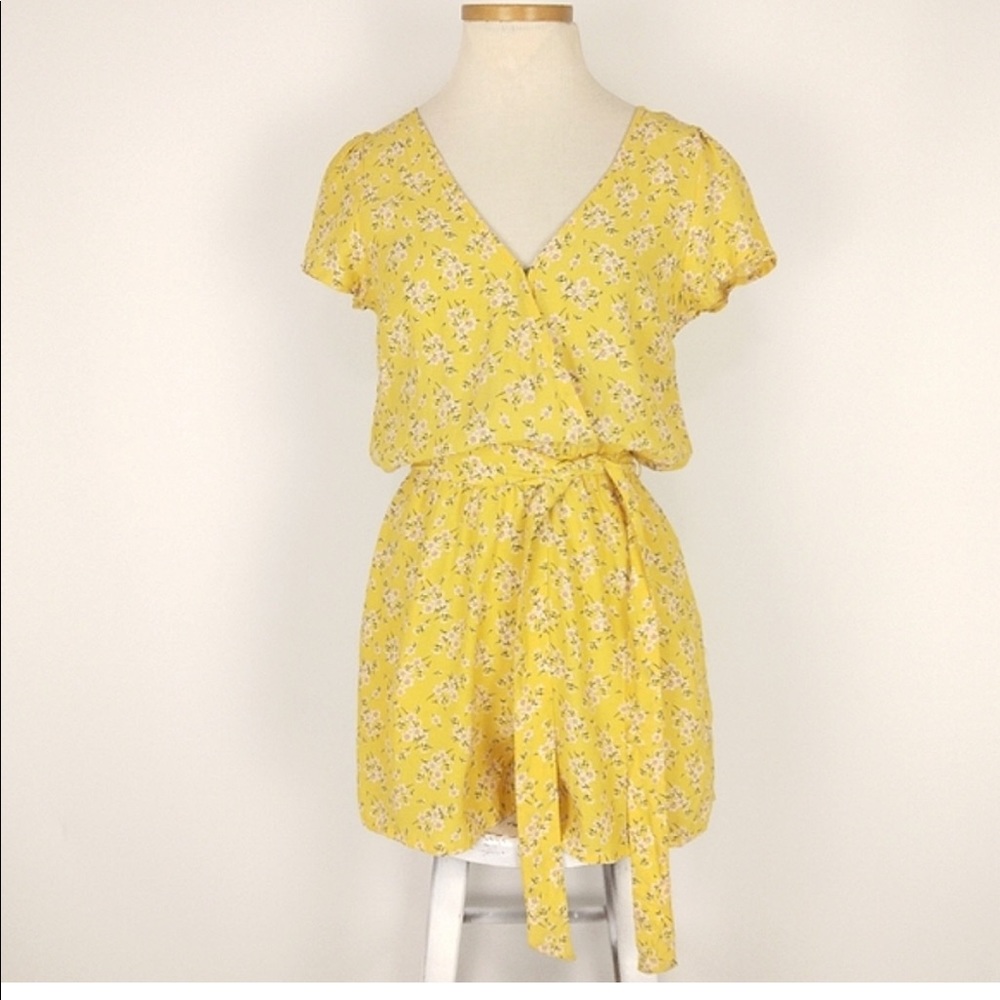 American eagle yellow romper